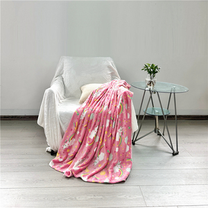 Chăn Nỉ Mỏng Siêu Mềm Cho Trẻ Em Chăn Ném Họa Tiế<span class=keywords><strong>t</strong></span> Ngựa Cầu Vồng Chăn Dạ Quang - Product Image 4