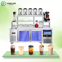 Paket Peralatan Toko Boba Satu Atap, Perlengkapan Minuman Siap Pakai, Paket Peralatan Toko Bubble Tea
