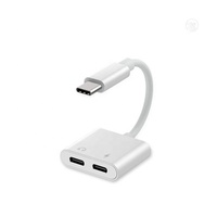 WISTAR Loại C Đến Loại C Bộ Chuyển Đổi Âm Thanh Aux Bộ Sạc Cáp Bộ Chia Giắc Cắm Tai Nghe Cho Android