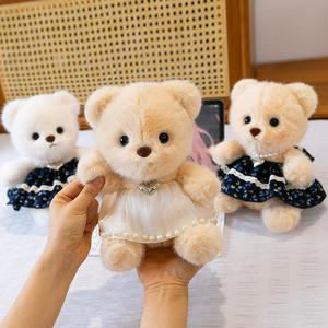 Orsacchiotto di <span class=keywords><strong>Peluche</strong></span> da Otto Pollici, Giocattolo Antistress per Ragazze, Regalo di Compleanno, Imbottitura in Cotone PP, Fodera in Rete - Product Image 3