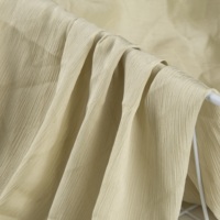Tissu en satin jacquard à effet d'ondulation d'eau 100% polyester personnalisé SBW pour foulard femme