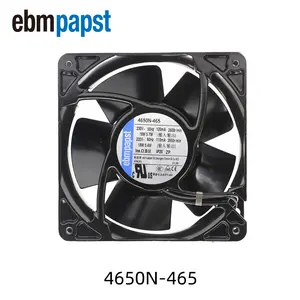 Ebmpapst 4650N-465 SK3323.107 12038 120*120*38mm 18W 2680rpm Rittal kabine buzdolabı ısıtıcı için eksenel Panel soğutma fanı