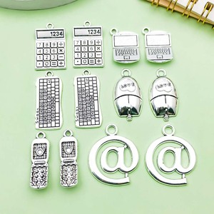 DIY Metal <b>Computer</b> Pendant Keyboard <b>Mouse</b> Phone At Symbol Jewelry Findings <b>For</b> Necklace Making Zinc Alloy Mixed Shapes Middle - Product Image 1