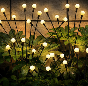 Lampes solaires d'extérieur étanches, décor de jardin en forme de lucioles pour cour féerique, lampe solaire LED étanche IP65 pour extérieur - Product Image 1