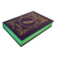 Services d'impression de livres sur mesure en usine, impression de livres de haute qualité avec bords pulvérisés, livre photo relié avec bords dorés