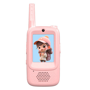 Walkie Talkie para Niños, Juguete con <span class=keywords><strong>Intercomunicador</strong></span> de Voz HD, Radio Bidireccional Portátil de Dibujos Animados, Regalo Educativo para Padres e Hijos al Aire Libre - Product Image 1