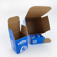 Boîte pliable en papier brun à faible quantité minimale de commande avec logo personnalisé Boîtes d'emballage de crème pour le visage écologiques pour cosmétiques Boîte de bouteilles de pots