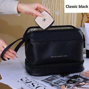 Sac de maquillage de grande capacité à fermeture éclair, de haute qualité, pour voyage et articles de toilette, personnalisable avec logo, échantillon gratuit directement de l'usine - Product Image 6