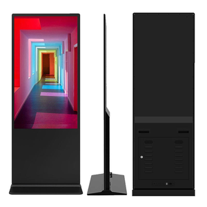 Écran d'affichage numérique ZGS de 75 pouces sur pied pour intérieur, lecteur publicitaire Android, affichage LCD pour centre commercial, métro, avec écran tactile infrarouge - Product Image 1