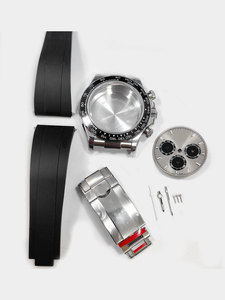 Kit d'accessoires pour <span class=keywords><strong>montre</strong></span> Dandong 7750 Day-tona, boîtier, cadran pour homme, aiguilles en <span class=keywords><strong>acier</strong></span> inoxydable, verre saphir, ensemble de boîtier de <span class=keywords><strong>montre</strong></span> Day-ton, Chine - Product Image 2