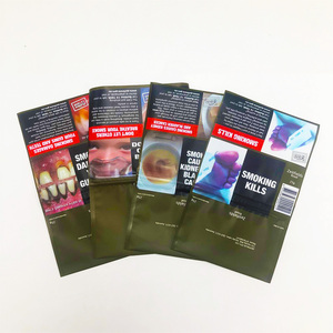 Sac d'emballage Baccy à 3 joints latéraux avec fermeture éclair Pochette d'emballage pour tabac à rouler à la main - Product Image 3