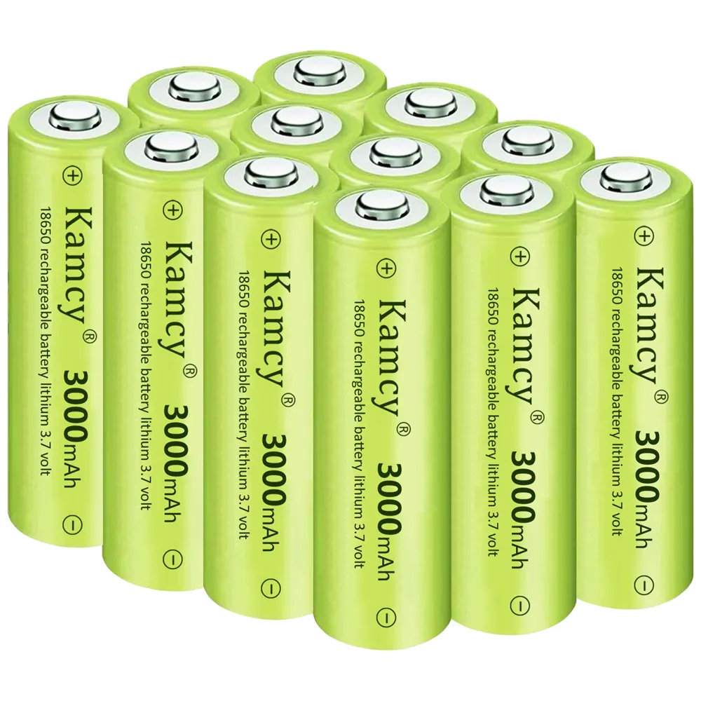 Rechargeable 18650 3.7V lithium ion battery 2000mah 2600mah 3000mah li-ion batteries pack 3.7 volt flat/high top for flashlight