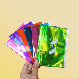 Bolsa de Viaje Transparente Holográfica Impermeable con Cremallera para Maquillaje, de PVC Reciclable, Ideal para Promoción Empresarial, Venta al por Mayor - Product Image 3