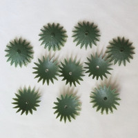 Vente en gros d'accessoires et de matériaux variés pour fleurs artificielles, fabrication de fleurs factices, modèle de moulage par injection KW-032, usine de Yiwu