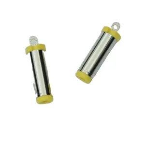 Hot Selling 5525tv5.5*2.5mm 5521 Nickel Plated yellow Plastic Male Dc Power Plug Jack Connector With High Quality