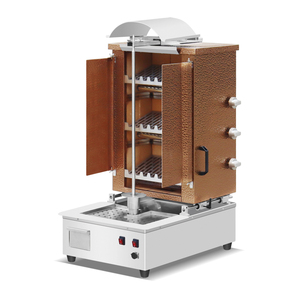 Máquina de Kebab Vertical de Doble Hilera a Gas, Parrilla para Shawarma en <span class=keywords><strong>Venta</strong></span> - Product Image 3