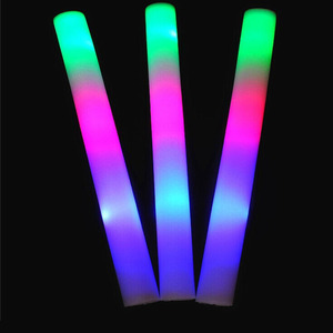 Colorful 3-Mode <strong>Glow</strong> <strong>Sticks</strong> Fashionable Foam Light-Up <strong>Sticks</strong> for Easter New Year Wedding Raves Concerts Christmas - Product Image 6