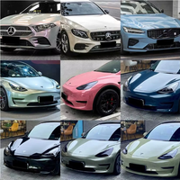 Hong Cai personnalisé directement de l'usine Auto personnalisation complète de la carrosserie Logo couleur TPU 7.5mil anti-rayures 2 ans de garantie voiture