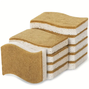 Productos Ecológicos, Esponja de Celulosa de Coco para Lavar Platos, Herramientas de Limpieza para el Hogar, Accesorios de Cocina, Estropajo Ecológico - Product Image 2