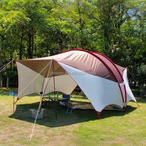 Grande bâche <span class=keywords><strong>tunnel</strong></span> spacieuse, protection solaire, imperméable, pergola, bâche de camping robuste pour extérieur, barbecue, tente portable - Product Image 1