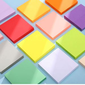 Promoción de Artículos Escolares y de Oficina: Bloc de Notas Autoadhesivo Colorido y Fácil de Transportar, Notas Adhesivas con Forma 3x3, 100 Hojas - Product Image 5