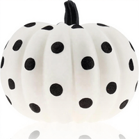 Grande citrouille artificielle en mousse blanche de 20 cm pour Halloween, Thanksgiving, décoration intérieure, centre de table, fête festive, porche