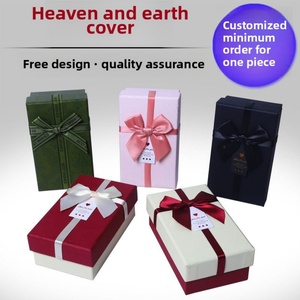 Boîte cadeau de parfum haut de gamme personnalisée, boîte rigide pour rouge à lèvres, couvercle Heaven Earth, Saint-Valentin, Noël, cosmétiques, carton recyclable - Product Image 2