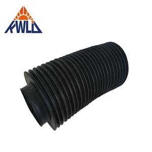 Couvercle de <span class=keywords><strong>soufflet</strong></span> de tige d'accordéon <span class=keywords><strong>à</strong></span> fermeture éclair pour vérin hydraulique flexible cousu cache-poussière rond en métal - Product Image 3