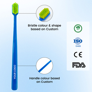Kit de brosses <span class=keywords><strong>à</strong></span> dents orthodontiques professionnelles OEM avec <span class=keywords><strong>brosse</strong></span> interdentaire, poils souples en V, ensemble de nettoyage pour appareils dentaires, marque privée - Product Image 3