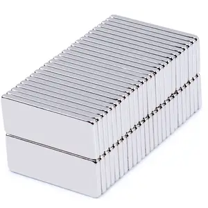 10-Year Magnet Factory Provide Neodymium N35 N52 20X8X1.5 Block Magnet