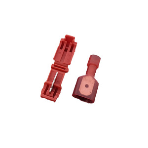 T1 Type <b>Plug</b> In Wire Connector Red Fireproof PC Material Branch Line Splitter For Electrical Wiring - Product Image 2