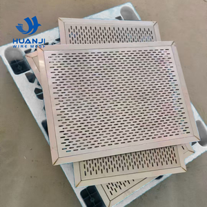 Panneau de ventilation perforé en aluminium à trous ronds, métal perforé pour armoires électriques et boîtiers de commande - Product Image 3