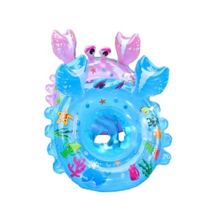 Flotador de <span class=keywords><strong>Piscina</strong></span> Inflable de PVC de Alta Calidad, Asiento Flotante con Forma de Cangrejo, Anillo de Natación para Niños - Product Image 5