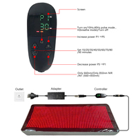 Cama de Terapia de Luz Roja de Lujo para Spa en Casa, Cama de Bienestar Infrarroja de Cuerpo Completo con 1200 LED, Cápsula de Energía Fotónica Inflable Portátil