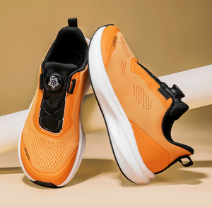 Chaussures de course antidérapantes à enfiler avec boucle rotative, grande taille, pour pieds larges et plats, avec empeigne en maille respirante - Product Image 2