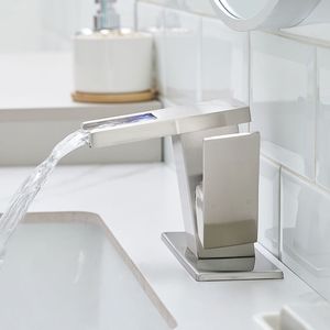 DB Đương Đại Duy nhất-xử lý phòng tắm vòi với <span class=keywords><strong>LED</strong></span> Thác showerhead <span class=keywords><strong>ABS</strong></span> chất liệu cho căn hộ sử dụng - Product Image 3