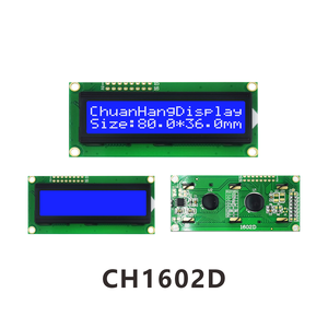1602 <span class=keywords><strong>LCD</strong></span> 디스플레이 CH1602D 단색 STN 문자 1602 <span class=keywords><strong>LCD</strong></span> 디스플레이 모듈 16x2 액정 문자 모듈 더블 행 - Product Image 1