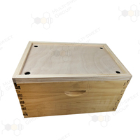 Couverture intérieure de ruche Langstroth en bois de sapin avec 4 échappements métalliques pour abeilles, 30 mm de trous de ventilation, conception unidirectionnelle