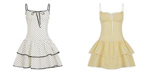 ชุดเดรสลายตารางน่ารักแบบมีระบายและชุดเดรสทรงเค้กสไตล์โลลิต้าหวานๆ สำหรับเด็กผู้หญิง - Product Image 6