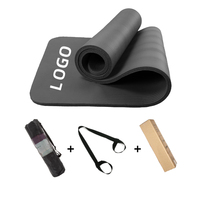 Tapis de Yoga NBR en Mousse Haute Densité Ultra Épais 8mm 10mm 15mm Léger Qualité Supérieure avec Logo Personnalisé OEM Modèle 2026