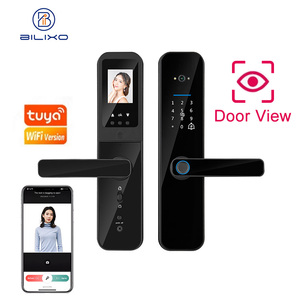 Tuya étanche Wifi TTlock BLE bouton de porte espion de sécurité sans fil serrure de porte intelligente avec mot de passe - Product Image 5