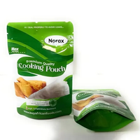 Pochette cornue imprimée personnalisée avec fermeture à glissière pour la cuisson sac d'emballage Doypack en plastique pour poisson en conserve restauration rapide confiture sauce épicée soupe