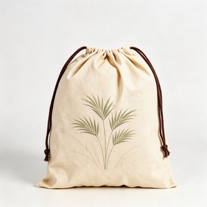 Sac de rangement en toile écologique personnalisé avec logo de dessin animé, simple, recyclable, grande capacité, pour emballage cadeau, vente en gros - Product Image 4