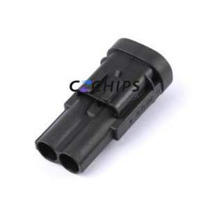 1544334-1 Housing (Wire-to-Board / Wire-to-Wire) P=12mm Connector ( Jack Structure: 1x2P )( Pitch: 12mm )( Number of Rows: 1 ) - Product Image 2