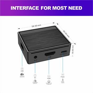 Prix d'usine Lemon TV Mini Android 12.0 4K Smart TV Box Allwinner Quad Core 2 Go 16 Go Wi-Fi double bande 6 Personnalisable pour lecteur multimédia - Product Image 2