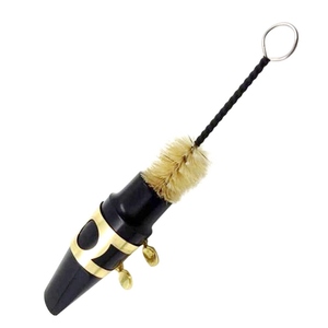 Brosse de nettoyage d'embout buccal Manche en métal Poils Sax <span class=keywords><strong>Trompette</strong></span> Clarinette Nettoyeur d'embout buccal Brosses Instruments à vent Accessoire - Product Image 6