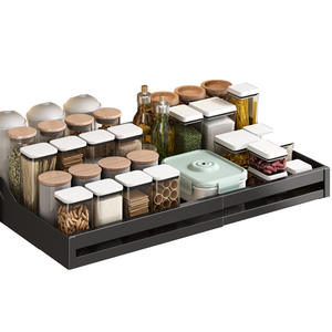 Cesta de Almacenamiento Extraíble para Gabinete de Cocina Najie, Tipo Cajón Telescópico de Una Sola Capa, Estante para Especias, Fácil de Limpiar, Rectangular - Product Image 2