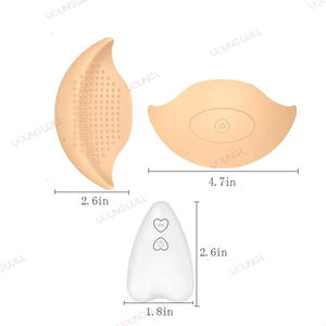 Elektrik titreşim meme masaj aleti artırıcı makinesi silikon kablosuz meme büyütme Anti sarkma göğüs masajı kadınlar için - Product Image 3