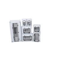 Boîtier de distribution en plastique ABS étanche Ip66 Boîtier électrique Boîtier de disjoncteur électronique sur rail Boîtier de boîtier
