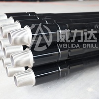 Tuyau de forage pétrolier en acier allié, filetage standard API NC38, pour le forage pétrolier, diamètre 3-1/2 pouces, épaisseur 9,35 mm